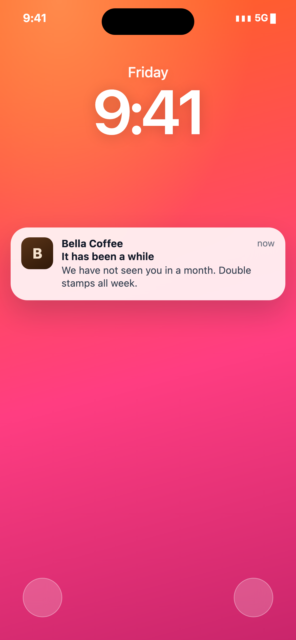 Customer segments receiving different loyalty messages